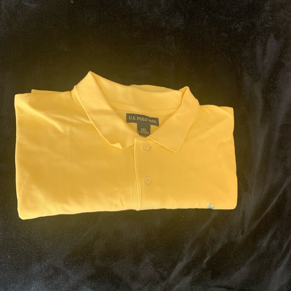 Polo yellow golf shirt